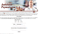 Desktop Screenshot of ambulancepayments.com